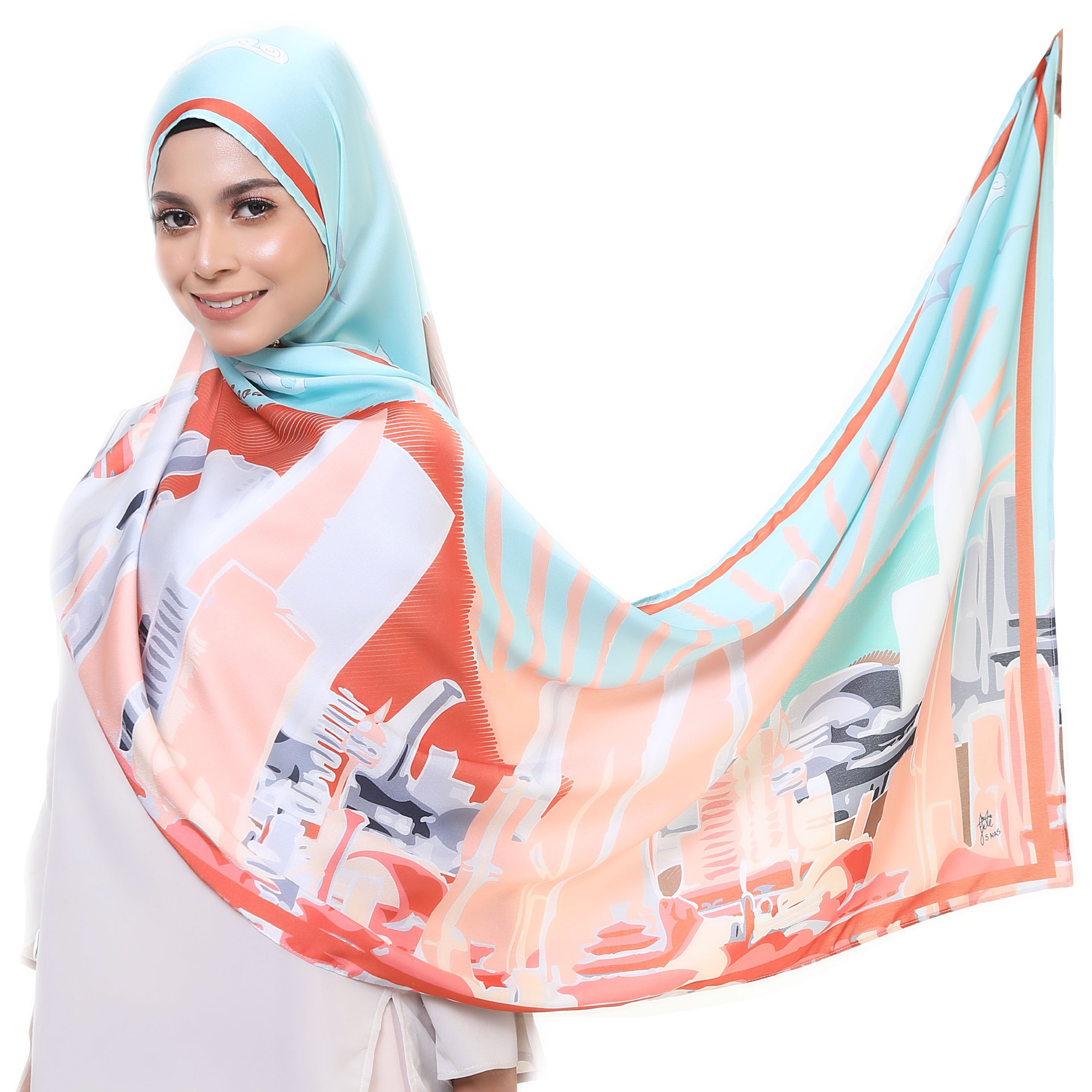KoreanKollection - City of Seoul Shawl (As Is)